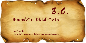 Bodnár Oktávia névjegykártya